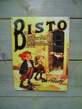 Large 40cm Vintage Metal Sign