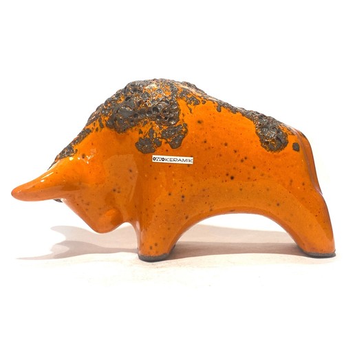 Otto keramik bull orange - orange, fat