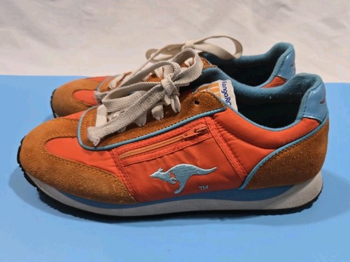 Kangaroos orange and teal - kangaroos,