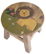 Handcrafted Wooden Kids Stool