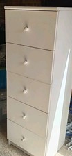 Ikea chest drawers 5 storage unit Newbury RG14 cupboard White 123 high 40 wide