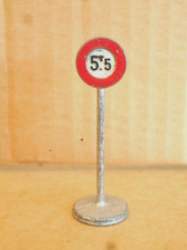 Dinky Toys  Road Sign Vintage   1960s  Original Paintwork  2"  high