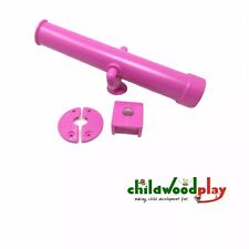 Kids Pink telescope for play equipment climbing frames accessories outdoor toys