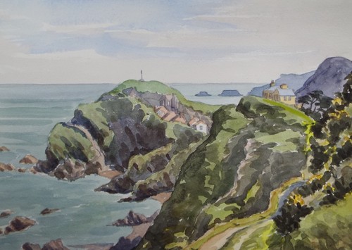 Original watercolour coastal - original, watercolour,'coastal