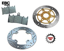 FITS KAWASAKI KMX 125 B10-B12 99-03 EBC Front Brake Disc Rotor & Pads