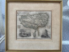 Isle Of Thanet - Antique Map