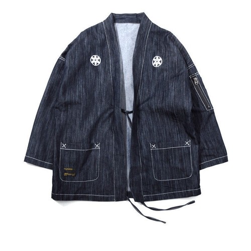 Men embroidery denim japanese - men,