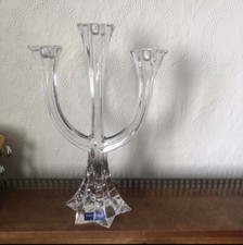 Villeroy & Boch 1748 Clear Glass Candelabra, Christmas decoration