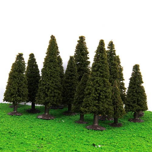 15x green model cedar trees - 15x,