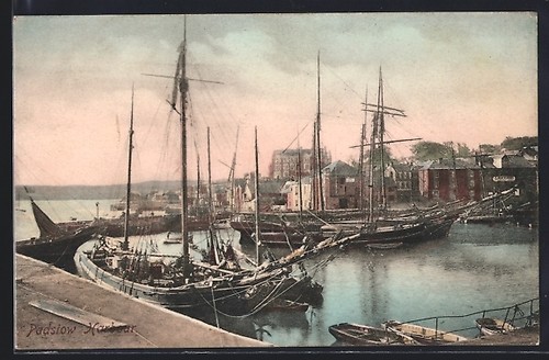 Padstow harbour with - padstow,, sailing