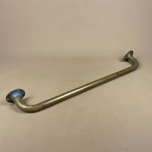 Vintage brass towel rail wall - brass,