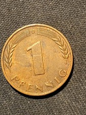Germany 1 Pfennig Coin 'D'