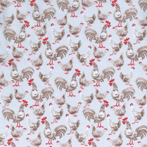 Textiles français roosters - textiles,