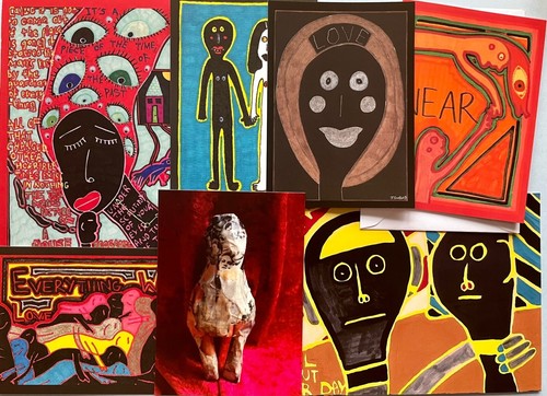 Love themed postcards - love,