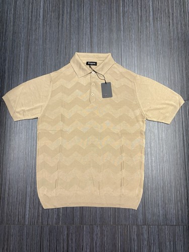 Kiton men shirt beige - shirt, size