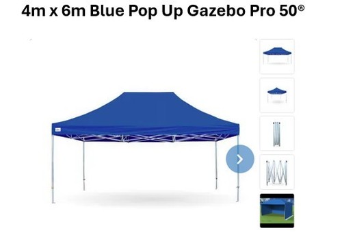 Blue pop up - x, pro