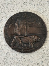 Death Penny Memorial Plaque WW1 Replica 