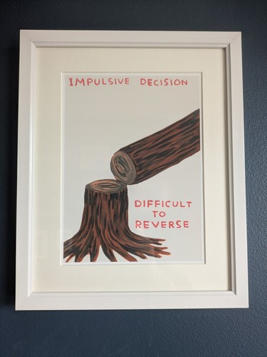 David shrigley print - david,