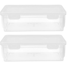 2 Pcs Bread Container Storage