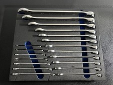 Bluepoint 7-32mm chrome combi spanner set foam tray sold by Snap on tools