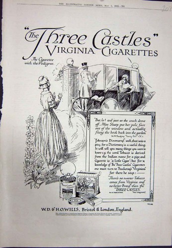Original old vintage print - old,