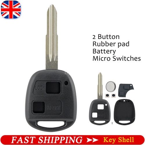 Button car key fob - 2, case