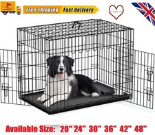 Dog cage puppy training crate - training,