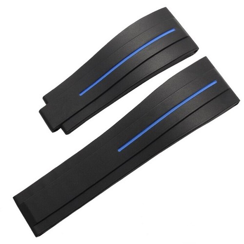 New 20mm black rubber - black,