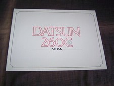 Top Rarity Gorgeous Prestige Brochure Datsun 260 C Sedan 1974!!!