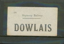 RHYMNEY RAILWAY (RR) Luggage