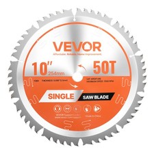 VEVOR Circular Saw Blade Wood Cutting Blade for Circular Saw 254 mm 50 Teeth