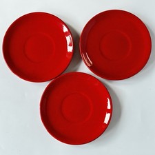 3 Waechtersbach, Red Saucers (