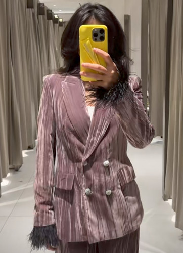 Nwt zara double - nwt, breasted