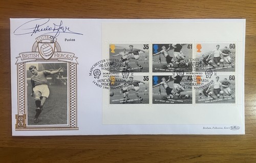 Signed frenco puskas fdc - frenco,
