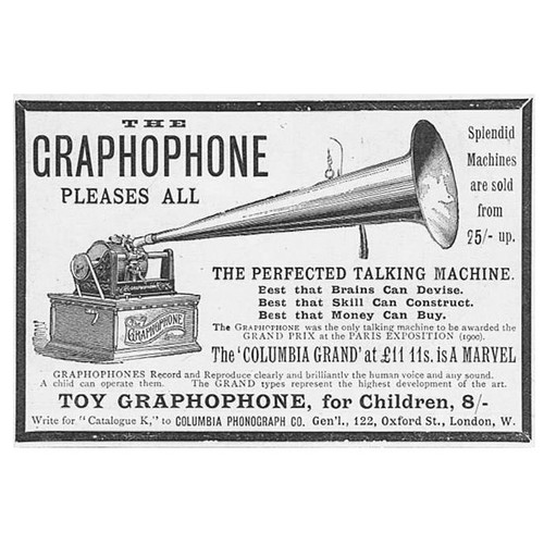 Toy graphophone victorian - graphophone,