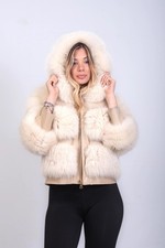 Ivory fox jacket women - ivory, (women's