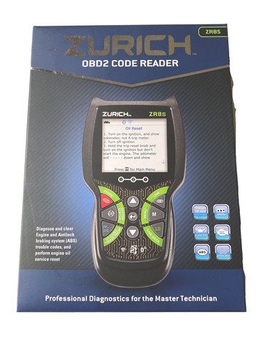 Zurich zr8s professional - zurich, obd2