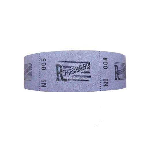 Refreshments roll tickets 1 - roll, (1