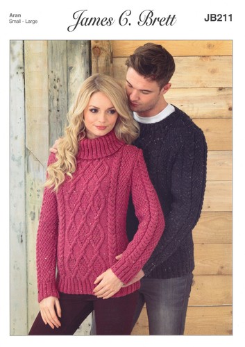 James brett aran knitting - james,