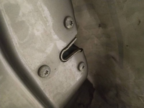 Door lock mechanism - door, front
