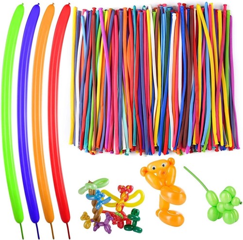 Long balloons plain modelling - plain,