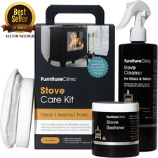 Stove Care Clean and Restore Log Burners Grates Fireplaces Removes Soot Dirt