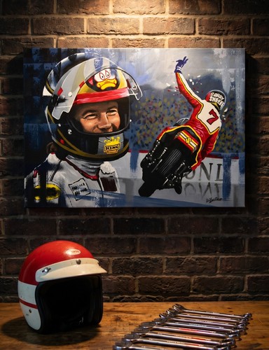 Barry sheene suzuki - sheene, prints