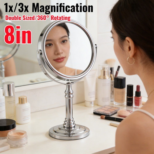 Magnifying mirror make - make, up