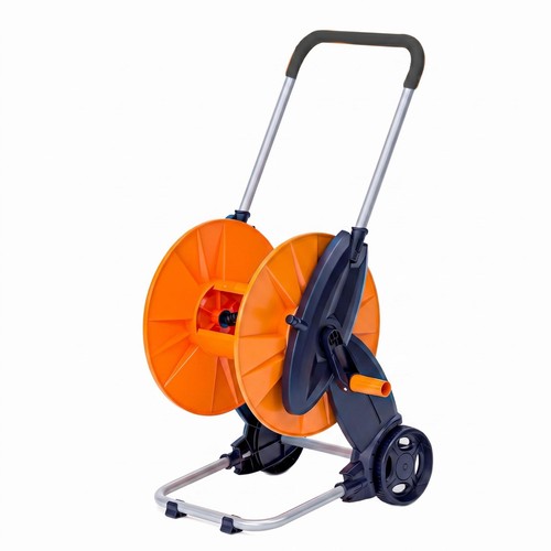 Garden hose reel wagon wheels - hose,