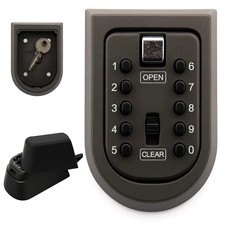 Outdoor High Security Wall Mounted Key Safe Box Code Lock Storage 4 Digit UK