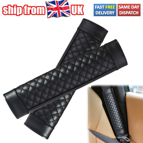 Leather car seat belt cover - belt,