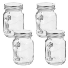  4 Pcs Preserve Jars with Lids