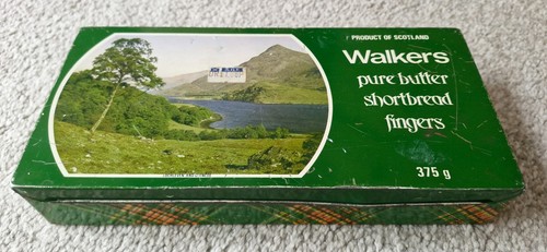 Vintage walkers shortbread - walkers, tin