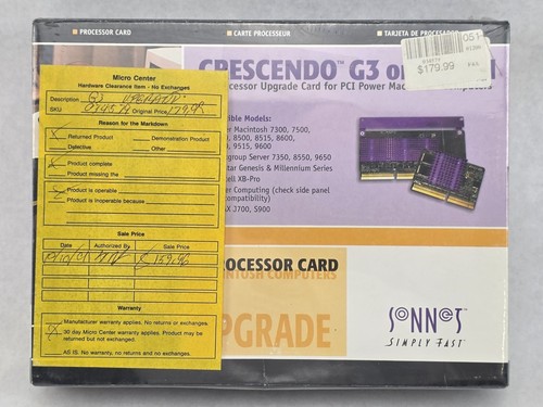 Sonnet crescendo 400mhz - crescendo,